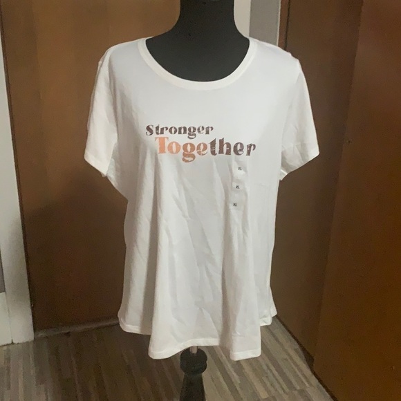 Sonoma cream short sleeved stronger together tee! - Picture 1 of 4